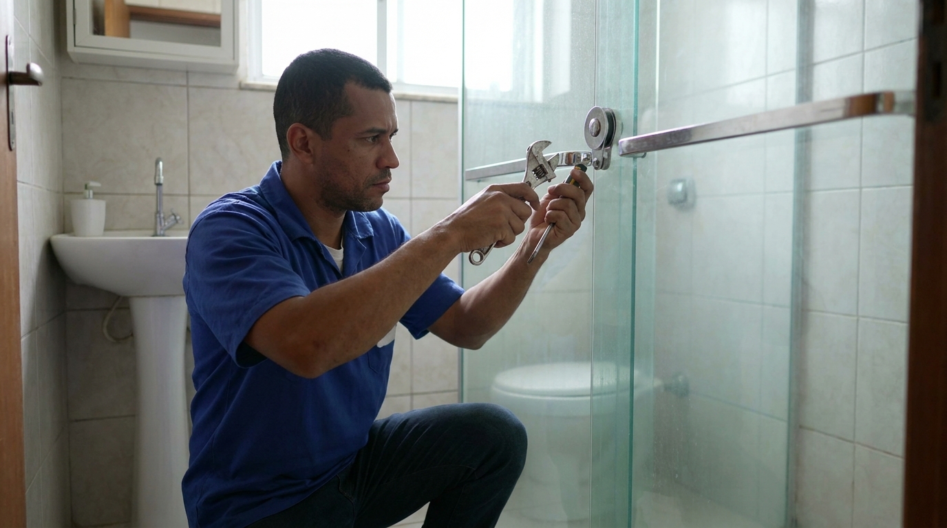 Manutenção e reparo de box de vidro perto de mim em Natal‑RN